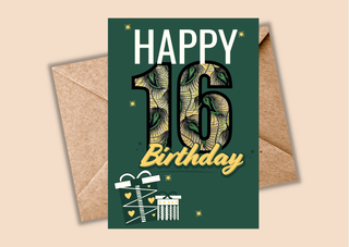 16th Birthday card