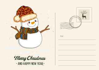 Holly Jolly Vibes Postcard