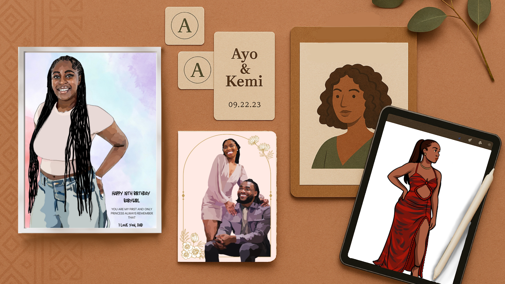 Personalised greeting card service by Perky Pen UK