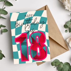 18 Birthday Card for Her – African Print