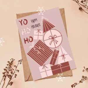 Christmas Card- Yo Ho Ho Happy Holidays