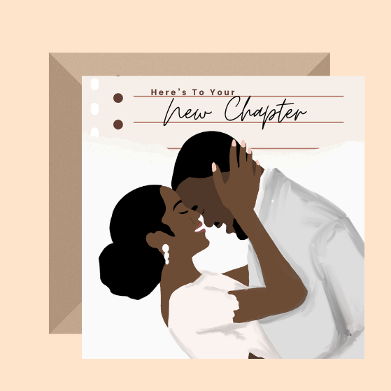 Wedding Card for Newlyweds - New Chapter