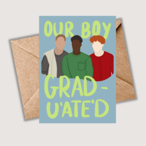 Proud Graduate Card - Our Boy Did It!