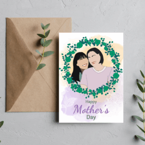 Mother’s Day Card for Mum — Mum & Daughter