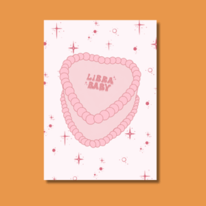 Plantable Postcard- Libra Baby