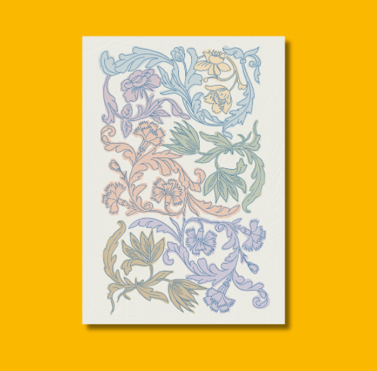 Plantable Postcard- Abstract Patterns