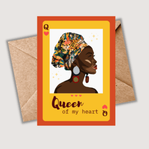 Valentine’s Day Card - Afrocentric Queen