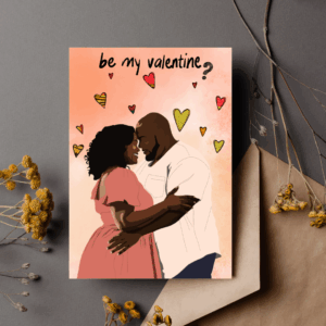 Valentine’s Day Card - African Pattern Card