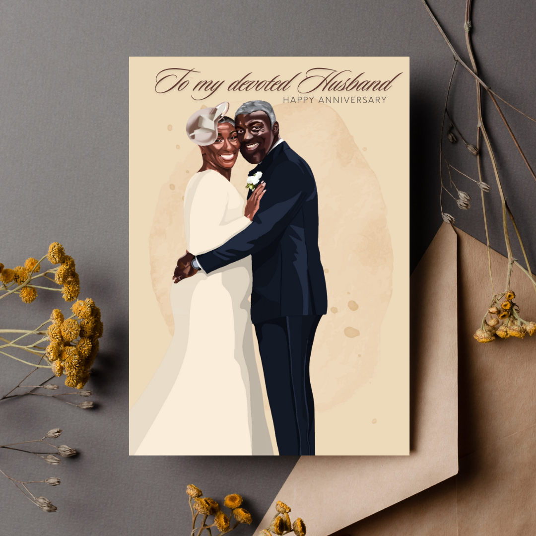 Anniversary Cards - To a devoted Husband or Wife - Image 2